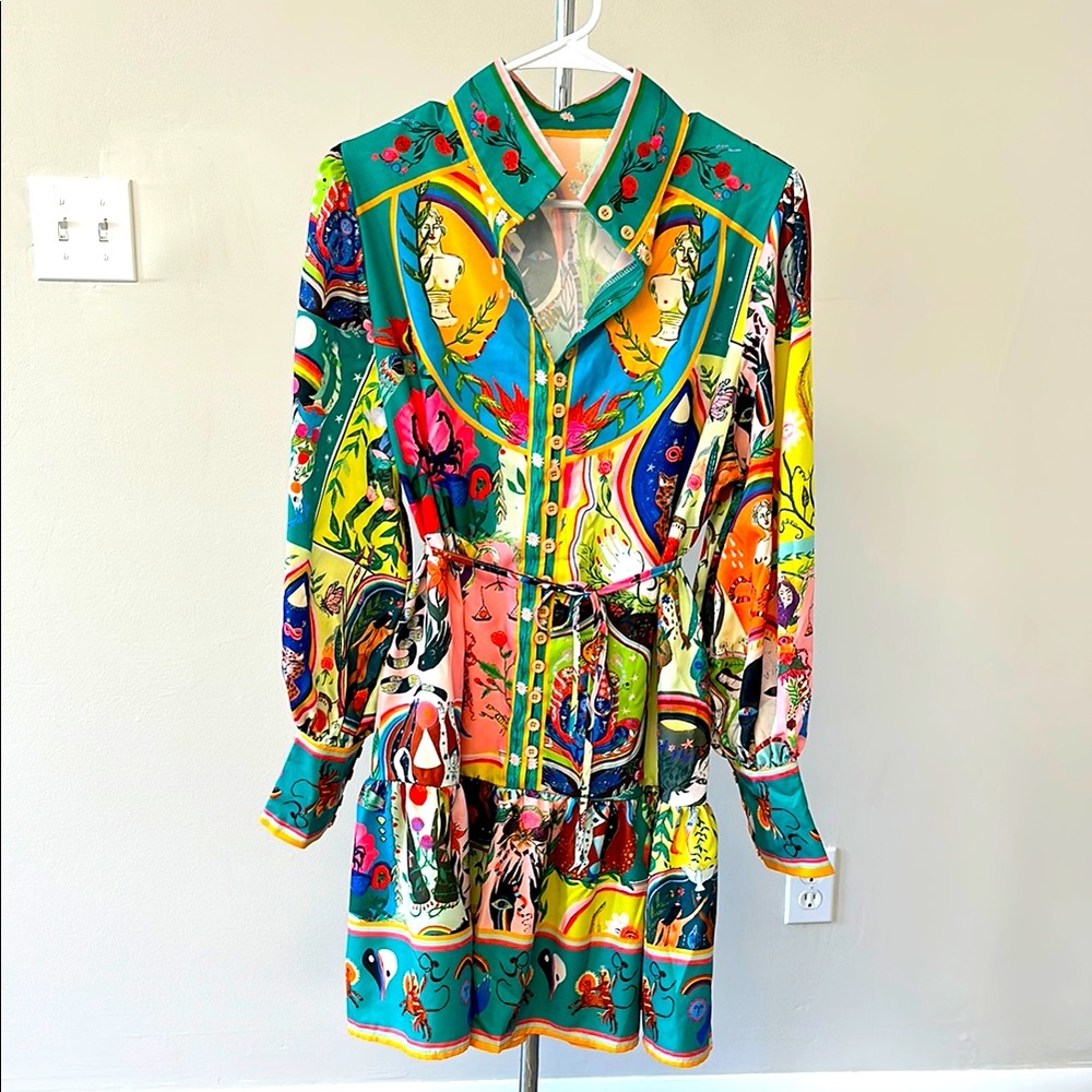 Unbranded Multicolor print Women's Dress XL